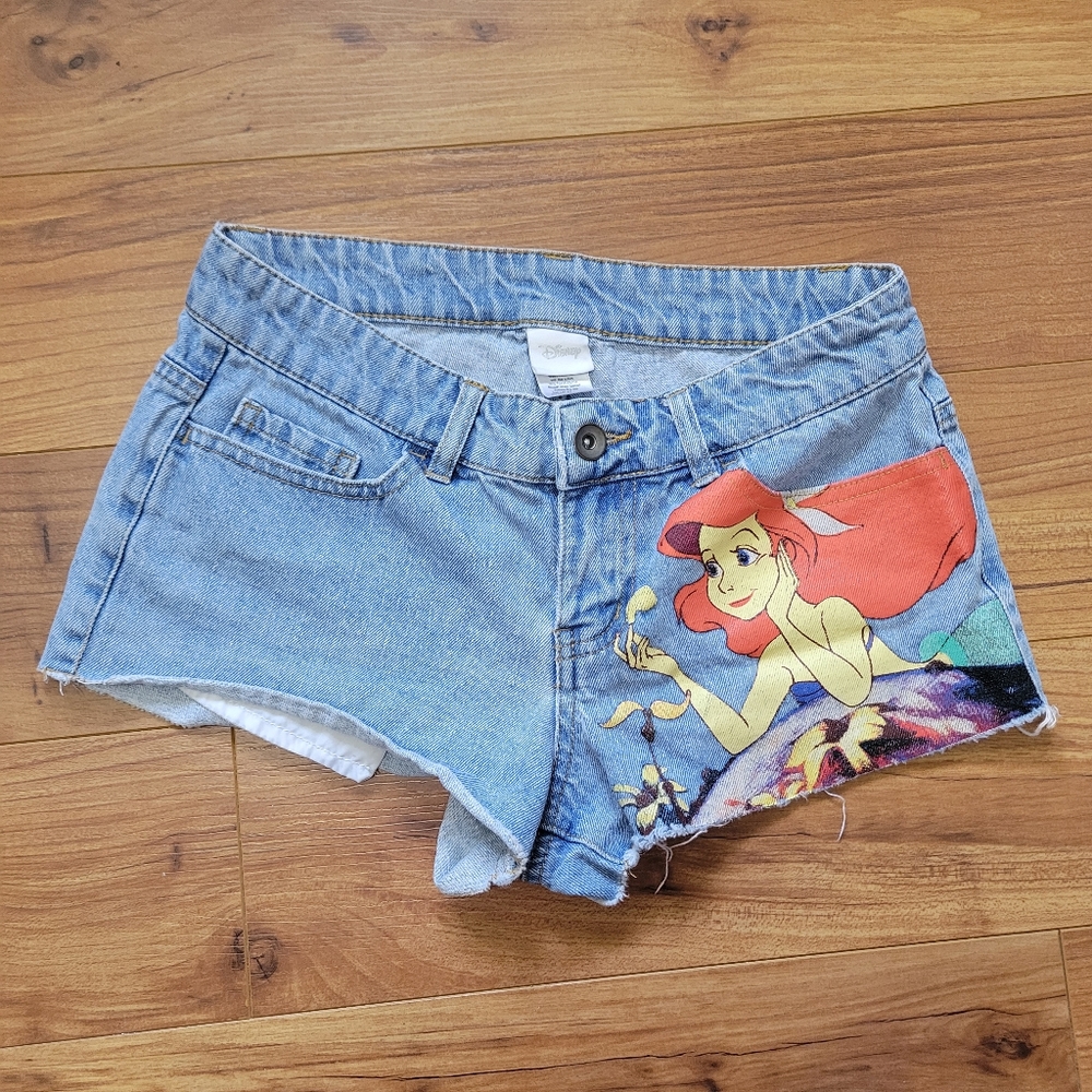 Disney The Little Mermaid Short Shorts Junior Size 0